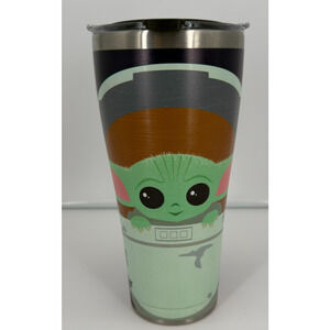 Disney Mandalorian Grogu The Child Tervis 30oz Stainless Steel Tumbler Baby Yoda